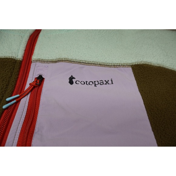 Cotopaxi Sweatshirt Womens Large Brown Abrazo 1/2 Zip Fleece Pullover Recycled - Picture 2 of 10